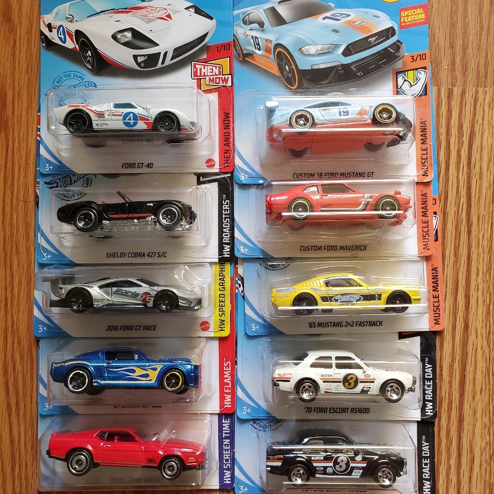 Hot Wheels Shelby Cobra 427 2016 Ford GT race